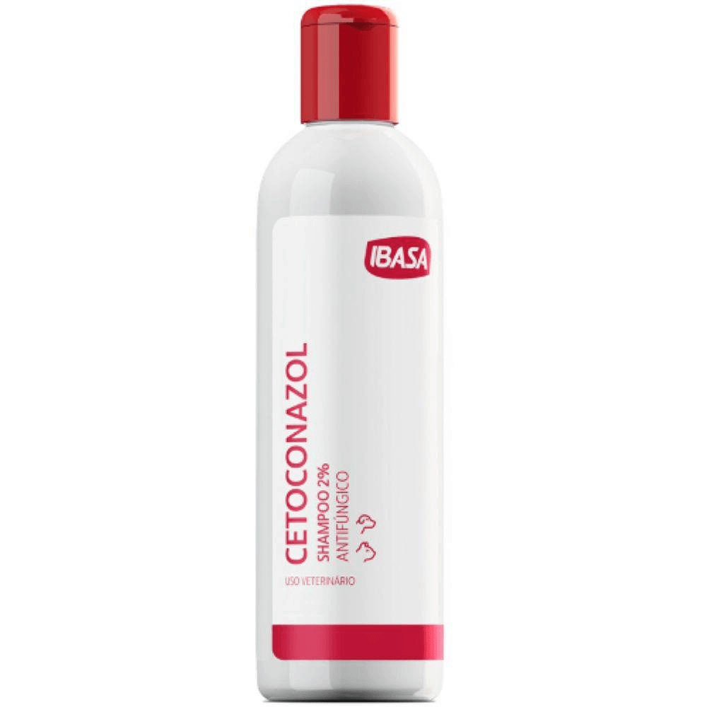 Shampoo Antifúngico Ibasa Cetoconazol para Cães e Gatos 100 ml petcamp