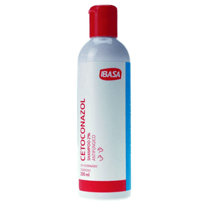 Shampoo Antifúngico Ibasa Cetoconazol para Cães e Gatos - 200 ml