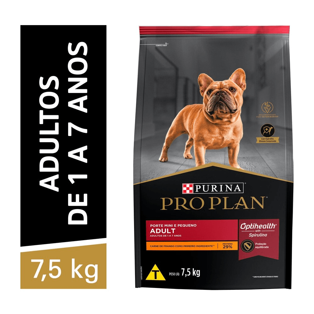 Ração Nestlé Purina Pro Plan Adult Mini&peq Br Para Cães Adultos De