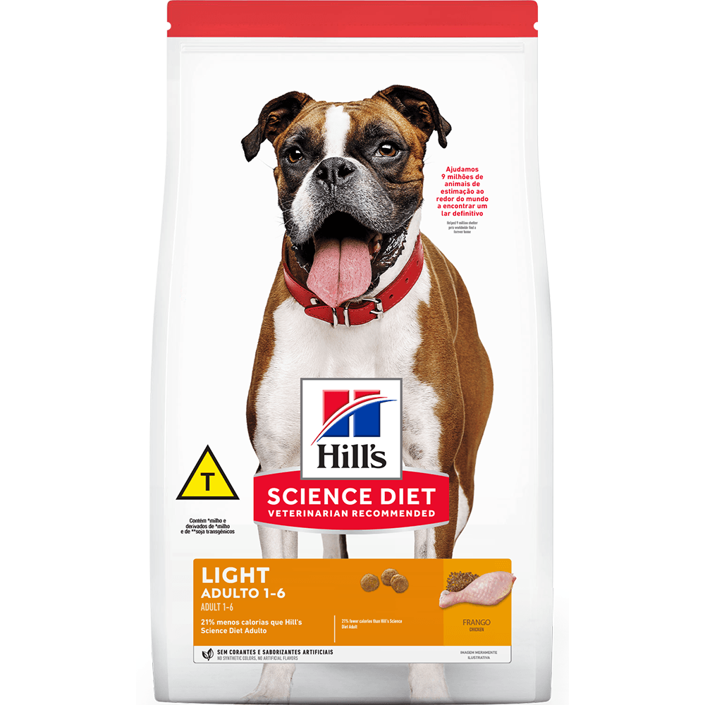 Ração Seca Hills Science Diet Light Para Cães Adultos 6 Kg petcamp